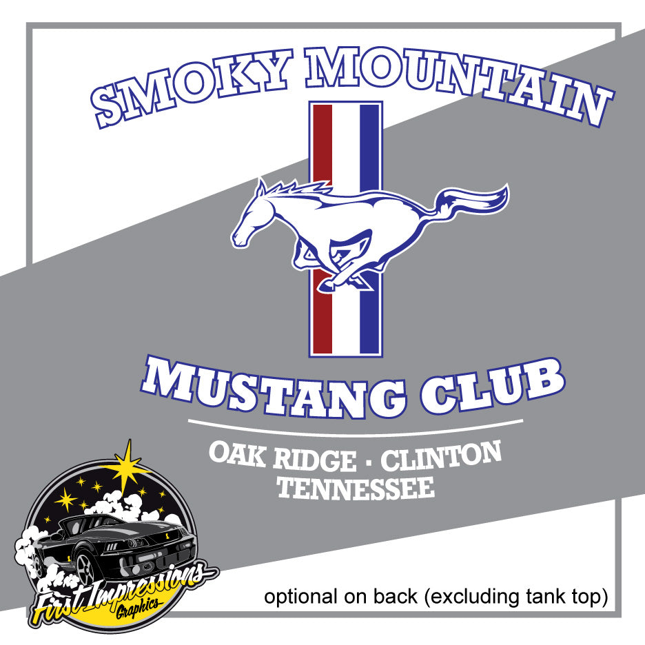 Smoky Mountain Mustang Club Pocket Tee