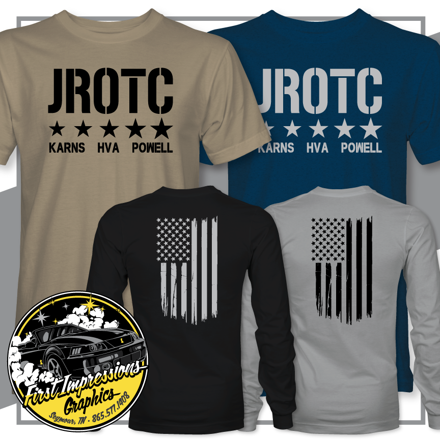 AFJROTC TN-932 Flag Tees