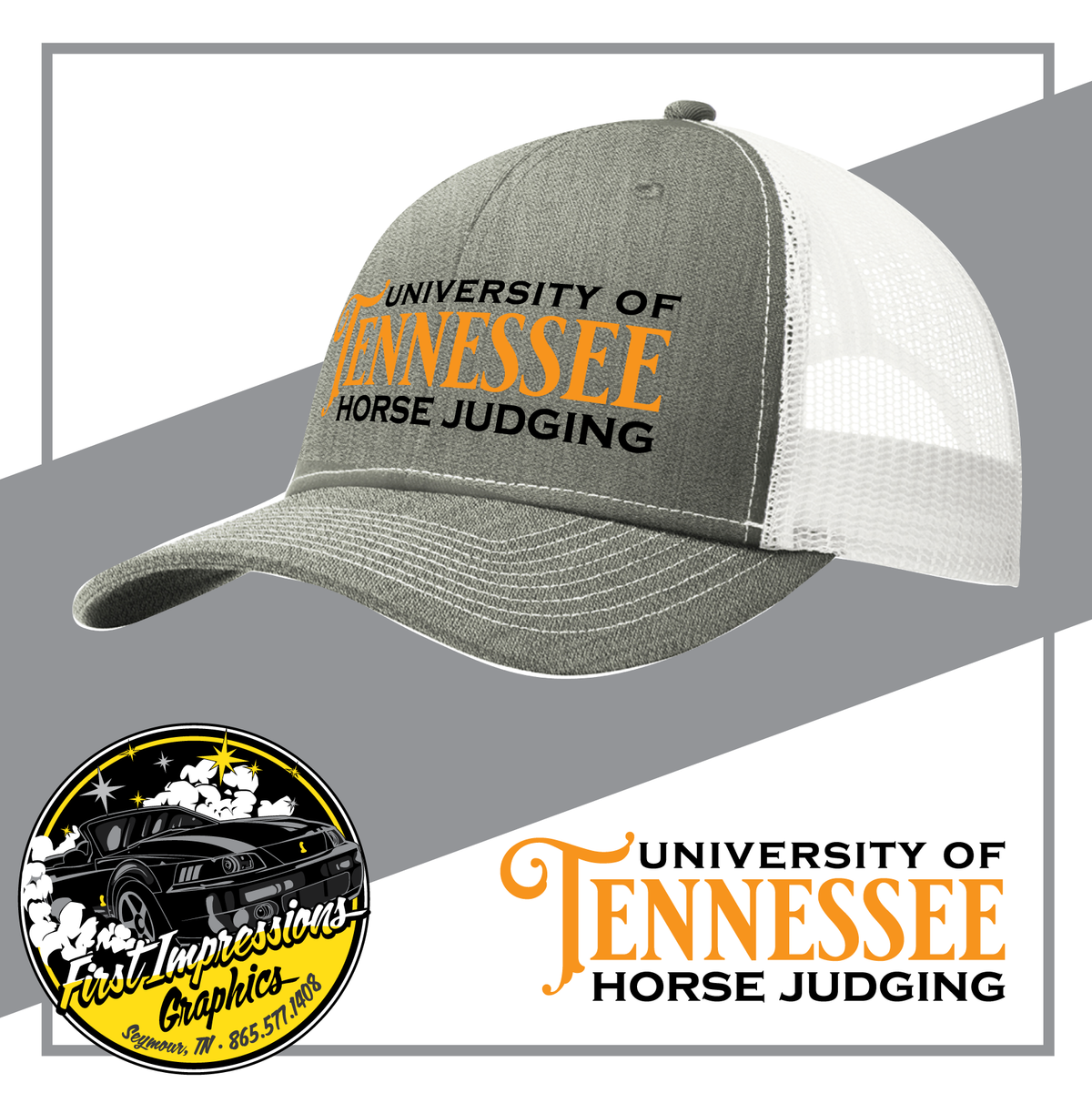 Ut Austin Riding Cap UT Horse Judging Cap – First Impressions Graphics