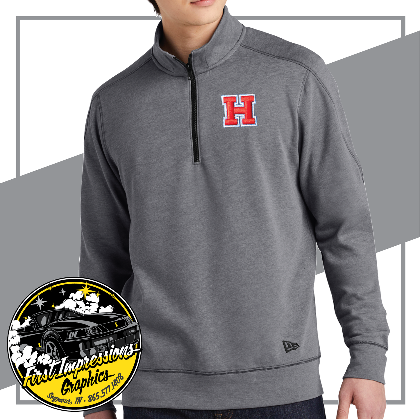 HHS Power H Quarter Zip