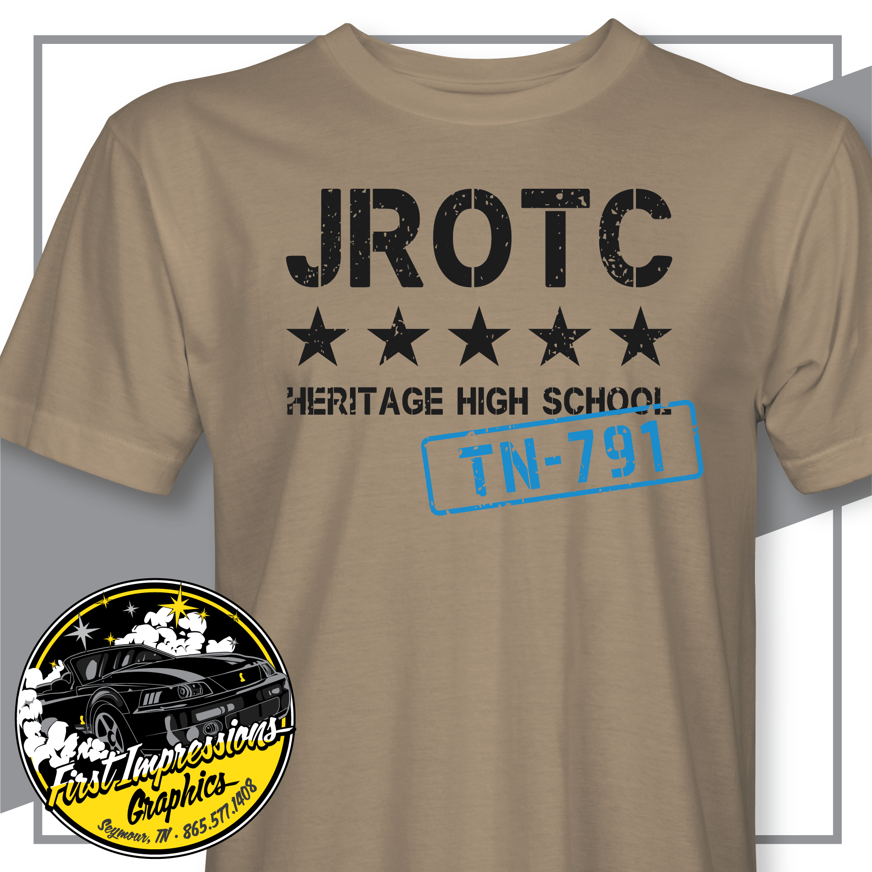 HHS JROTC TN-791 Apparel – First Impressions Graphics